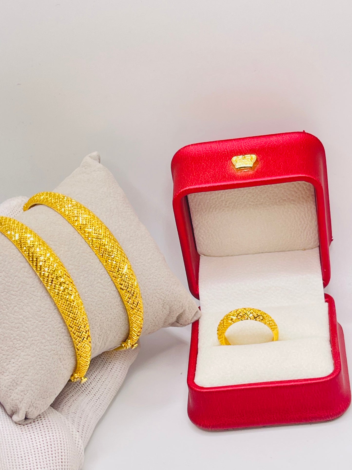 Bracelet avec bague en or 18k
